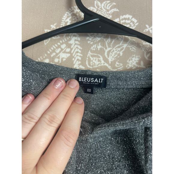 Bleusalt Malibu Matching Sweatsuit Set in Grey Sparkle - Picture 5 of 9